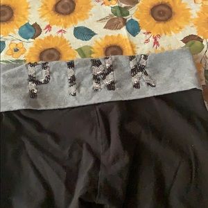 Vs pink cropped leggings